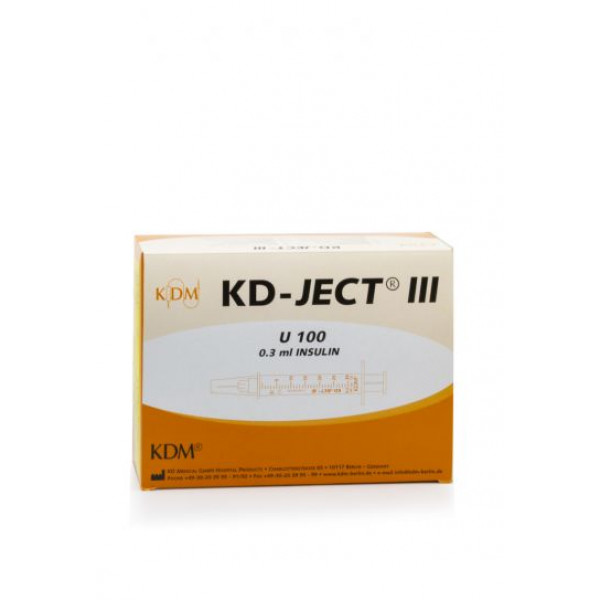 KD-JECT® INSULIN SYRINGE 0,3ML SINGLE-USE SYRINGE + NEEDLE Material Fungible