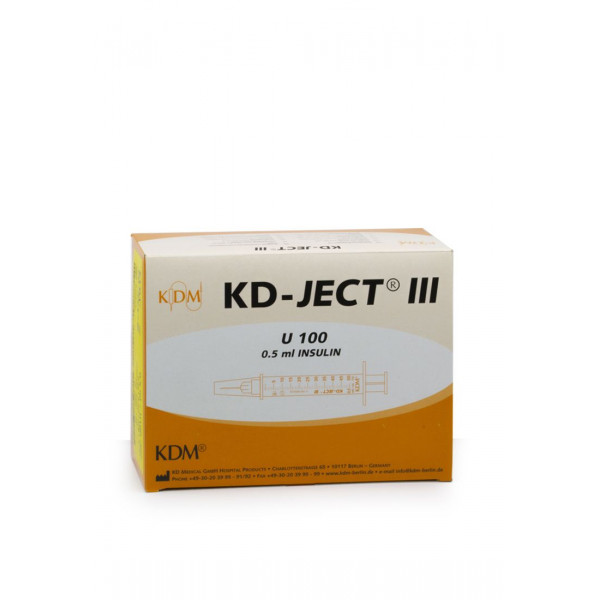 KD-JECT® INSULIN SYRINGE 0,5ML SINGLE-USE SYRINGE + NEEDLE Material Fungible