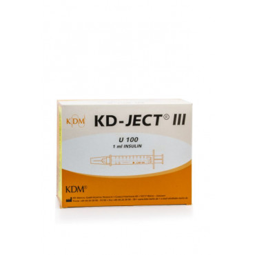 KD-JECT® INSULIN SYRINGE 1ML SINGLE-USE SYRINGE + NEEDLE Material Fungible